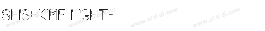ShishkiMF Light字体转换